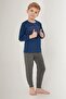 US POLO LICENSED BOY'S Long Sleeve 100% COTTON PAJAMAS SUIT 1502