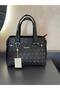 ARM.172.BSK Armine Special Color Konbin Leather Handbag Designed as a Hand and Arm Bag - 2
