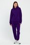 Women's Three Thread Fleece Oversize Tracksuit Set with Elastic Waist and Legs - 7
