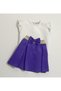 Children's Blouse Skirt Set Children's Double Skirt Set Orange-Purple 0 - 5 Years - 7