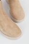 WOMEN'S BEIGE SUEDE GENUINE NATURAL LEATHER NUMBER 36-41 BOOTS & BOOTIES - 5
