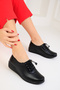 Black Women's Casual Shoes 15490 - 2