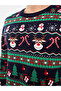 Crew Neck Long Sleeve Men's Knitwear Sweater - 5