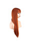 CLZ201 Straight Riveted Long Fiber Synthetic Wig / Copper - 2