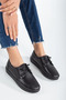 Genuine Leather Heel Gel Comfortable Orthopedic Mother Shoes - 3
