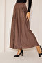 Thick Button Detailed Winter Long Ecrin Skirt, Long Skirt, Hijab Skirt, Winter Skirt, Skirt - 4