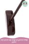 Window Lock 7 Pieces Dark Brown Door and Window Safety Apparatus Security Product Lock - 2