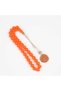 10 mm Orange Dice Amber Rosary - Trabzon Kazaz Tasseled Rosary - 3