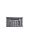 S-2290 84 X 49 Gray Plastic Cutlery Holder
