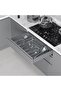 S-2290 84 X 49 Gray Plastic Cutlery Holder - 2