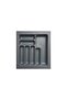 S-2285 44 X 49 Gray Plastic Spoon Holder