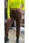 Penolope Women's Bitter Brown High Waist Mom Jean 2024