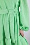 Gather Detailed Dress Spring Green - 4