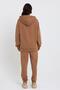 Women's Three Thread Fleece Oversize Tracksuit Set with Elastic Waist and Legs - 7