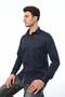 Slim Fit Cotton Satin Men's Shirt - 2