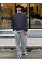 Men's Round Collar Oversize Sweatshirt Basic-sweatshirt - 4