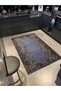 Blue Themed Floral Lavender Patterned Creative Modern Decorative Carpet 2898 - 2