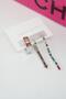 Women's Vip Series Baguette Zircon Stone 3-Piece Earring Set