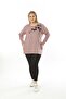 LARGE SIZE SOFT FLOWER PATTERNED Pullover - 7