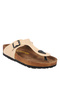 Luke Women's Flip Flops Beach Beige Nubuck Slippers - 4
