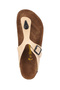 Luke Women's Flip Flops Beach Beige Nubuck Slippers - 5
