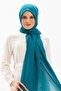 Plain Voile Fabric Shawl Petrol Ptrl