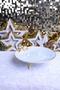 Gilded Porcelain Presentation Holder with Metal Legs - 2