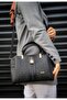 justpolo women's 4 compartments lock accessory hand and shoulder bag and wallet combination - 7