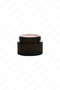 30ml amber cream jar glass cream box bright gold color with protection lid 30cc glass jar (3 pcs) - 5