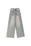 Y2K RECYCLED BAGGY POCKET JEAN PANTS - 6