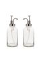 Mien 2-Piece Liquid Soap Dispenser - Silver - 500 ml