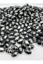 14x20mm Black Gray Tiger Eye, Zebra Almond Model Jewelry And Bag Making Bead (100gr,~50Pcs) - 2