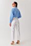White High Waist Lycra Denim Fabric Mom Fit High Waist Jeans 2024 - 4