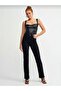 Monera 2024 Black High Waist Non-Fading Flared Leg Jeans - 2