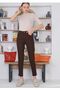Lora Super Brown Mom Boyfriend Jeans High Waist Stretchy 2024 - 2