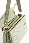 New Season Column Strap 4 Compartment Green Women's Shoulder Bag and Wallet Combination PBU217402 - 6