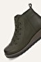 WOMEN'S GREEN GENUINE NATURAL LEATHER SHORT BOOTS & BOOTIES, NUMBER 36-41 - 6