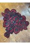 21x24 Cm Black Red Embroidery Embroidered Applique Rigging Sewing Embroidery Hobby Accessory - 3