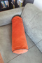Cylinder Round Decorative Throw Pillow Piping Orange 60X20 - 3