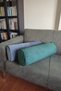 Cylinder Round Decorative Throw Pillow Piping Zübrüt Green 60X20 - 4