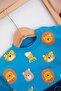 BABY BOY COOL ANIMALS PRINTED INTERLOK FABRIC 9-12-18-24 MONTHS SEASONAL SET - 2