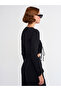 10364 Side V Front Gathered Sweater-Black - 2