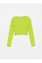 30111 Long Sleeve Top-lime