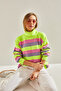 Women's Green Turtleneck Knitwear Sweater Stk237 - 6