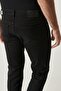 Men's Black 360 Degree All-Direction Stretch Slim Fit Slim Fit Cotton Stretch Comfortable Trousers - 5