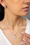 Women's Baguette Jewelled Necklace Earring Set - 3