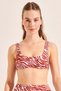 Kadın Zebra Balenlı Bikini Üstü - 2