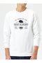 Peaky Blinders Tommy Shelby Birmingham Printed White Men's Knitted Sweatshirt Long Sleeve