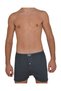 Men's Combed Cotton Boxer - Smoked - 4