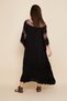 Bohemian Lace Detail Loose Italian Dress - 3